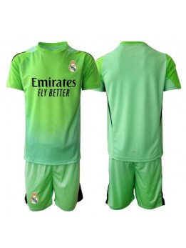 Billige Real Madrid Keeper Bortedraktsett Barn 2025-26 Kortermet (+ Korte bukser)